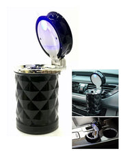 Portable Ashtray Diamond Design For All Cars - Black