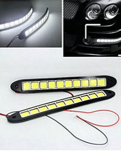 2 pc Flexible Bumper Car Daytime Running Light COB LED DRL For All Cars - Box Design