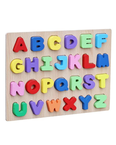 Wooden Alphabet Puzzle Board For Kids