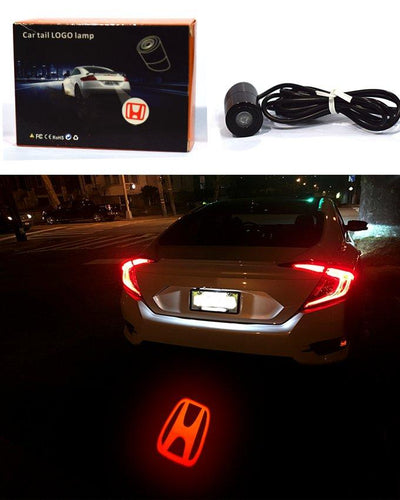 Laser LED Tail Logo Lamp - Honda Red