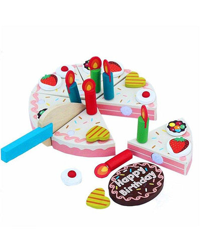 Wooden Birthday Cake For Kids