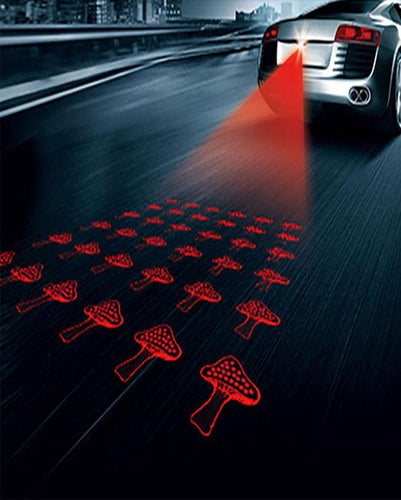 Mushrooms Shape Anti-Collision Led Laser Fog Lamp,Running Tail Light-12V For All Bikes & Cars