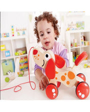 Wooden Puppy Pull Toy