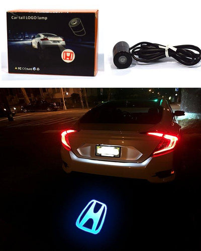 Laser LED Tail Logo Lamp - Honda Blue