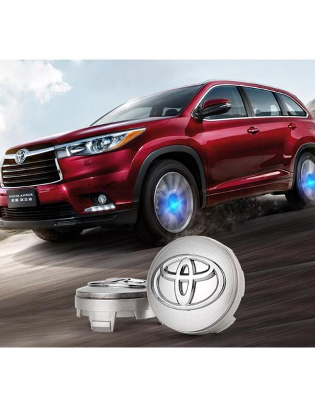 Car Led Hub Cap Lamp Ice Blue - Toyota