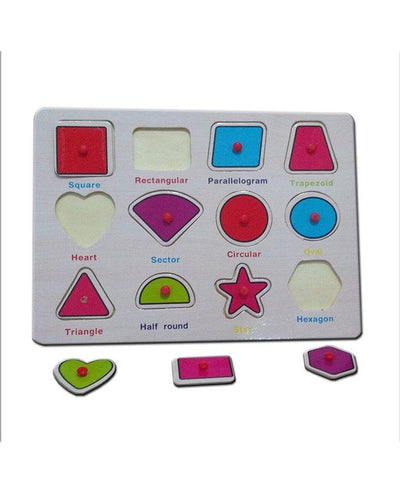 Wooden geometric Shapes board For kids
