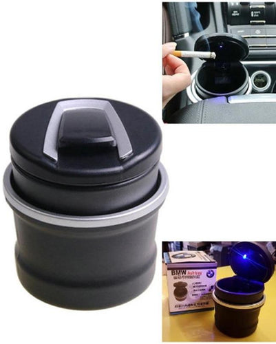 Universal LED Ashtray For All Cars - Black