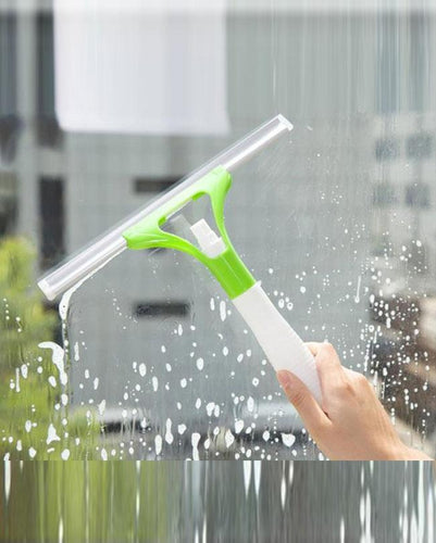 Multipurpose Shower Squeegee Mirror & Window Cleaning Wiper - Green