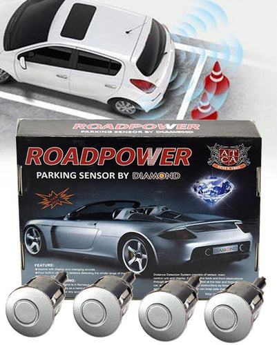 Reverse Parking Sensors With 4 Sensors - Black