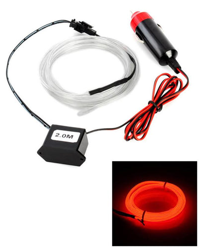 Neon Glow El Wire - Orange