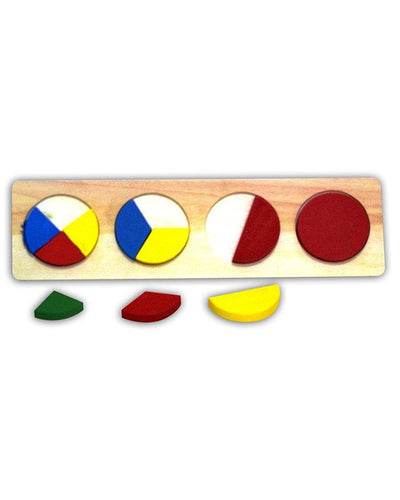 Wooden Circle Shapes Block Board