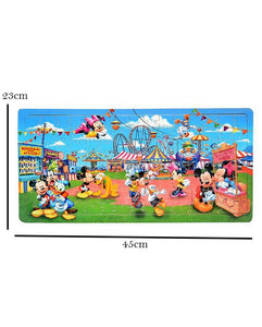 Wooden Jigsaw Puzzle Board Mickey Mouse & Donald Duck Club 120 Pcs
