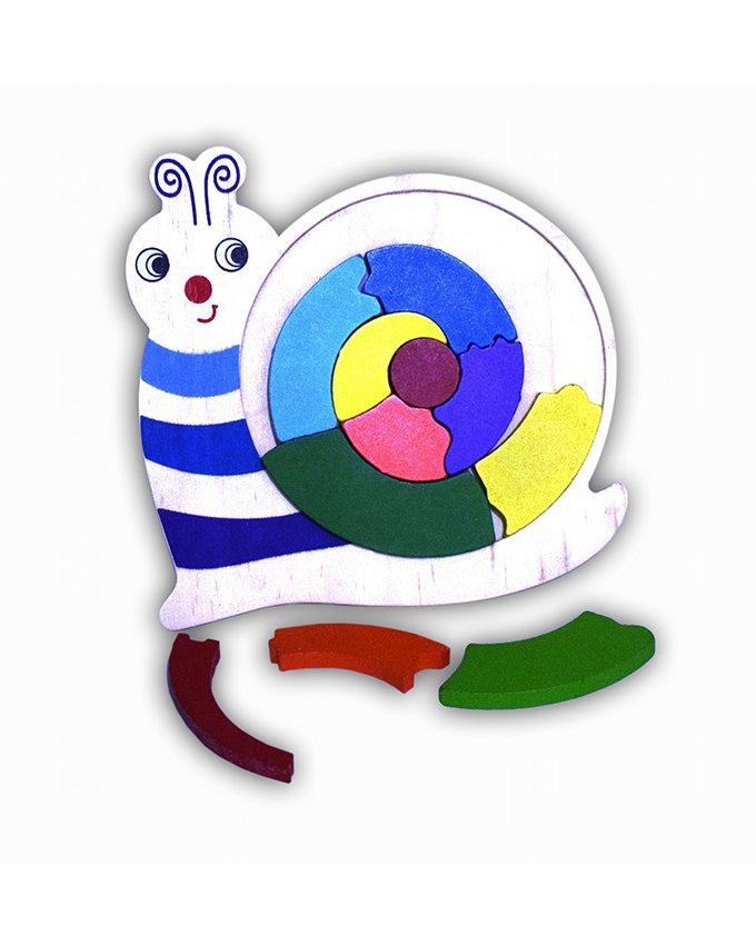 Wooden Colorful Snail Board For Kids