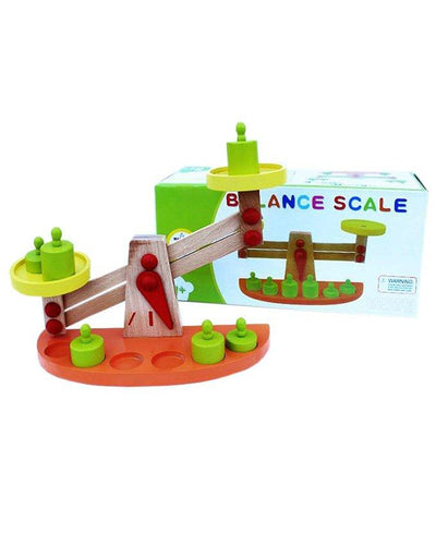 Wooden Montessori Teaching Toy Balance Scale