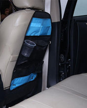 Car Beck Seat Organizer blue & black