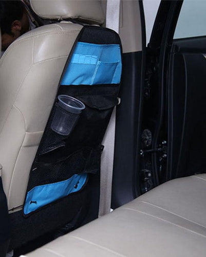 Car Beck Seat Organizer blue & black