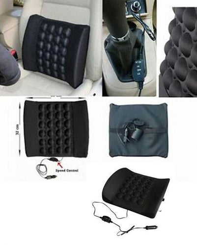 Car Back Seat Massager With Vibrator - BEIGE