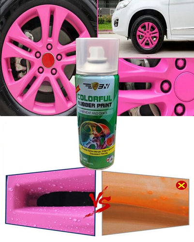 Rubber Spray Paint For All Cars - Pink