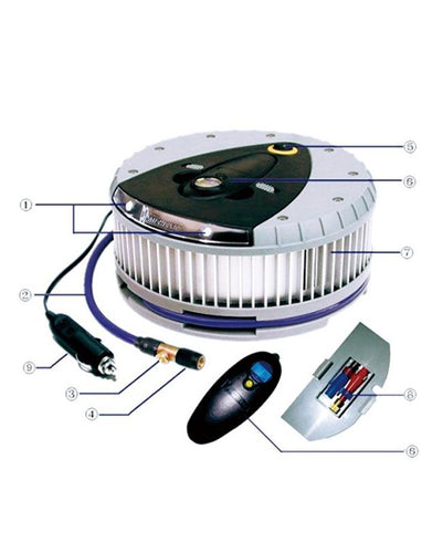 Michelin Hi Power Tyre Inflator And Detachable Digital Gauge 4388ML
