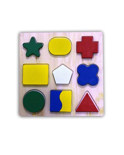 Wooden Shapes Small Block Board