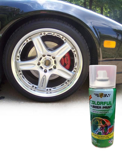 Rubber Spray Paint For All Cars - Silver