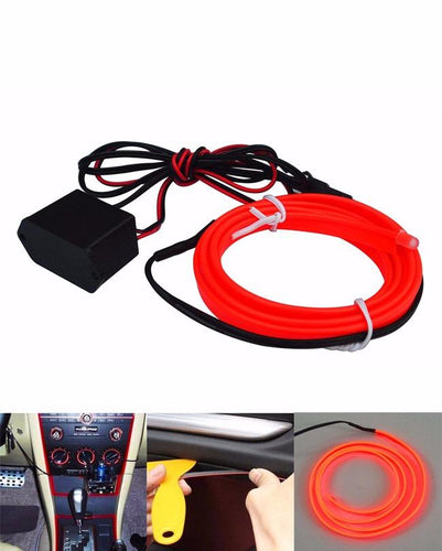 Neon Glow El Wire - Red