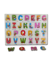 Wooden ABC Block Board Peg Board