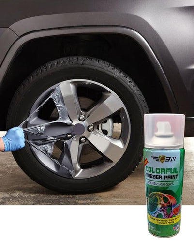 Rubber Spray Paint for All Cars - Black
