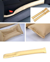 PU Leather Car Seat Gap Leakage Filler Soft Pad - BEIGE