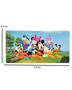 Wooden Jigsaw Puzzle Board Mickey & Minnie Mouse Club 120 Pcs