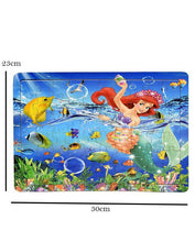 60 Piece Wooden Jigsaw Little Mermaid Toy Kids Play Board