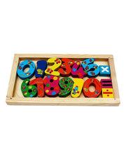 Wooden Counting Block Board For - Kids