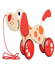 Wooden Puppy Pull Toy