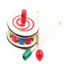 Wooden Push and Pull Toy-Rainbow Circle