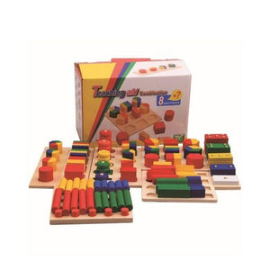 Wooden Teaching Aid Combination 8 Sections