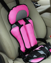 Portable Kids Cushion Car Seat - Pink