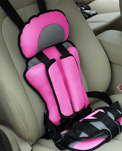 Portable Kids Cushion Car Seat - Pink