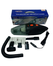 120W High Power Dry Wet Vacuum Cleaner Black