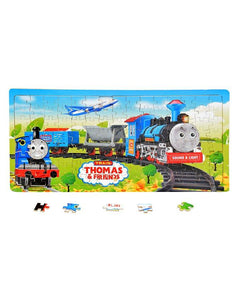 Wooden Jigsaw Puzzle Board Train Thomas & Friends 120 Pcs