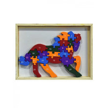 Wooden Puzzle Block ABC & 123 Horse