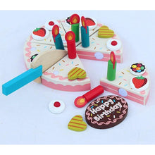 Wooden Birthday Cake For Kids