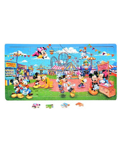 Wooden Jigsaw Puzzle Board Mickey Mouse & Donald Duck Club 120 Pcs