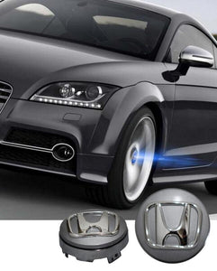 Car Led Hub Cap Lamp Ice Blue - Honda
