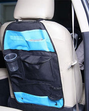 Car Beck Seat Organizer blue & black