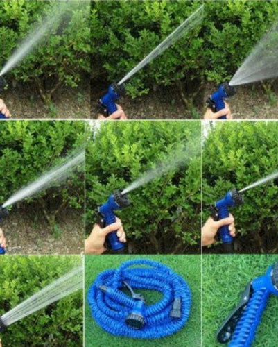 Magic Hose Water Pipe For Garden & Car Wash - 100 Ft - Blue