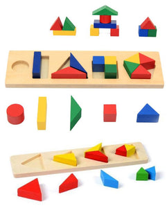 Wooden Montessori Teaching Aids 14PCS Set Educational Toy