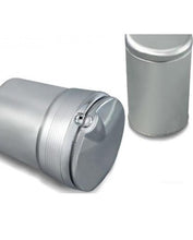 LED Chrome Ashtray With Blue LED For Cars - Silver