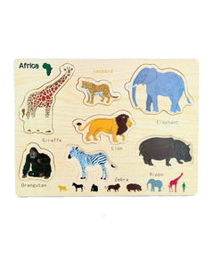 Wooden Africa Animals Board