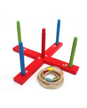 Kids Fun Game Set-Wooden-Throw Circle Game