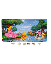 Wooden Jigsaw Puzzle Board Princess Winnie Mickey Mouse 120 Pcs